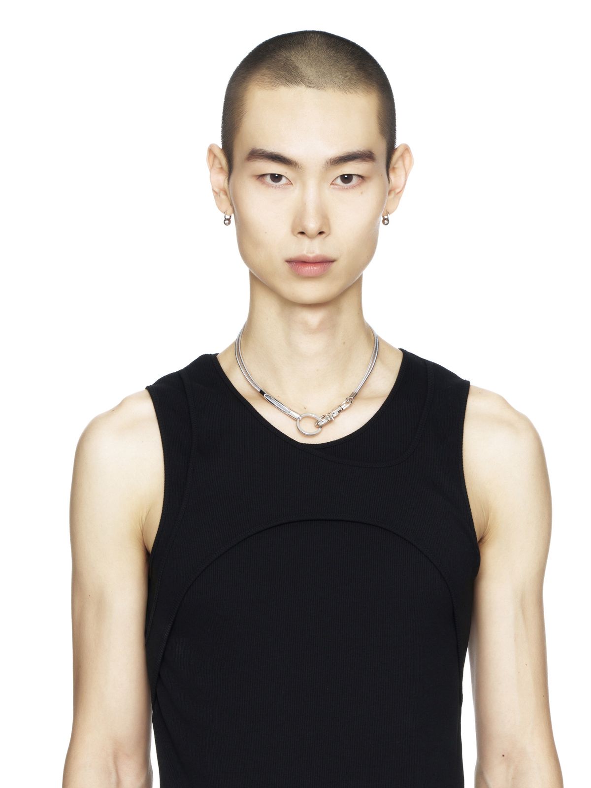 세이지가(SAGEGA) 3way Sporty Necklace (Glossy Silver)