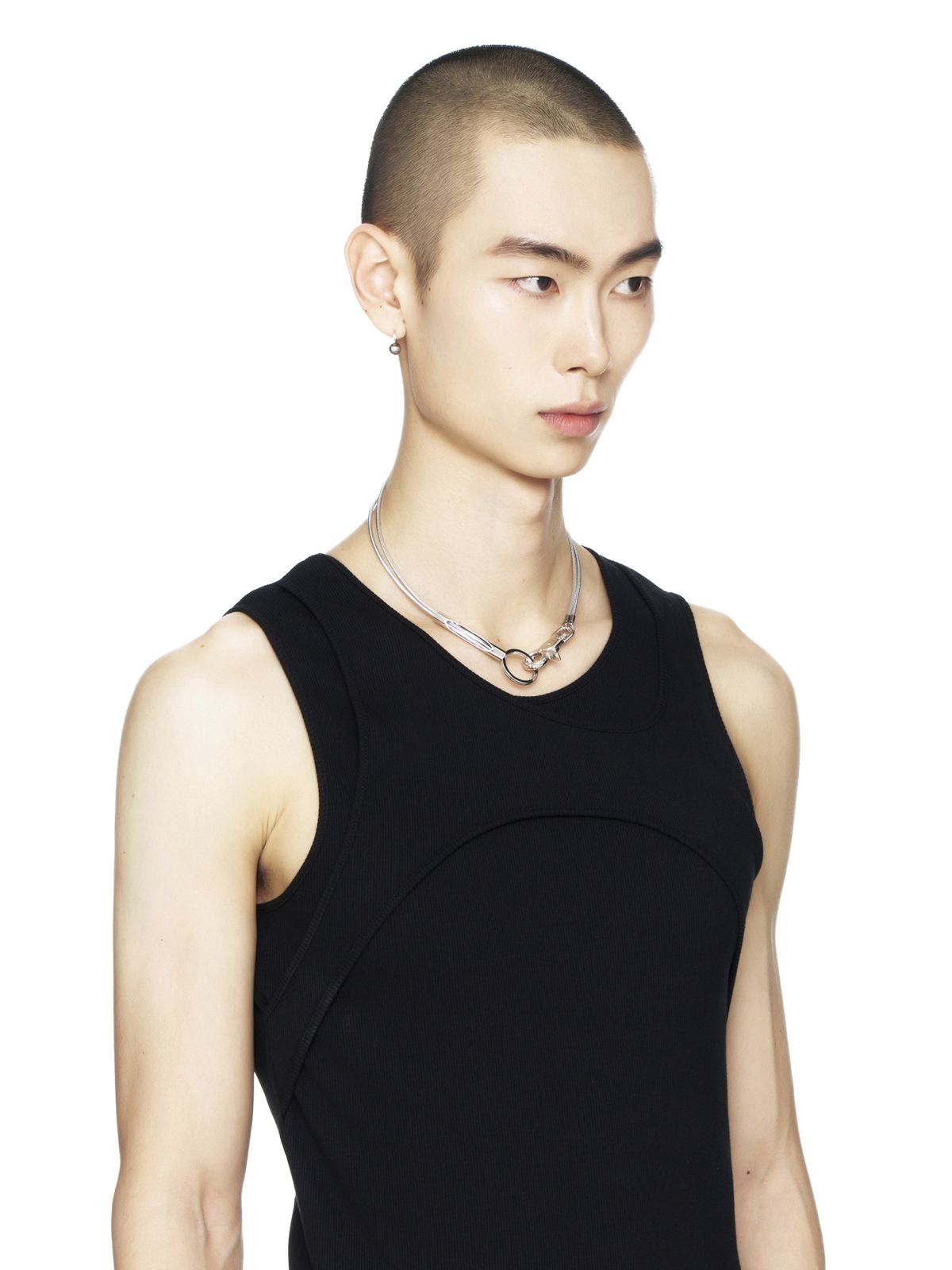 세이지가(SAGEGA) 3way Sporty Necklace (Glossy Silver)