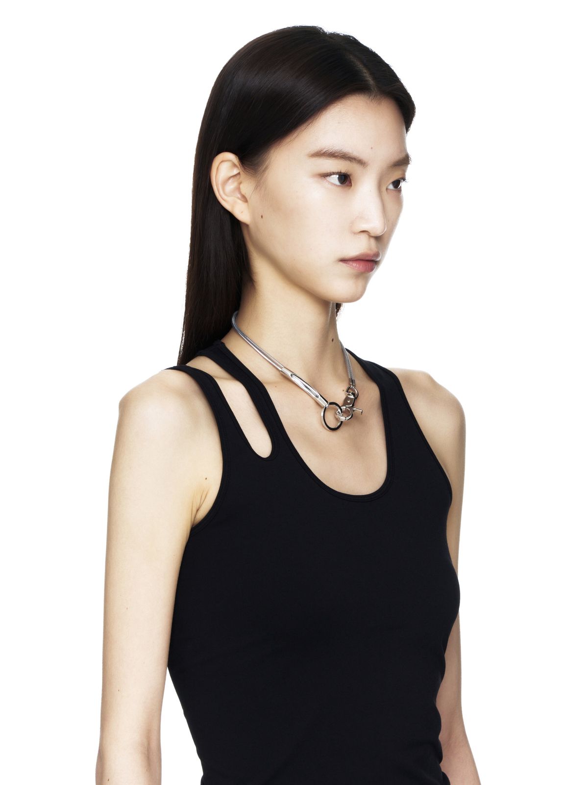 세이지가(SAGEGA) 3way Sporty Necklace (Glossy Silver)