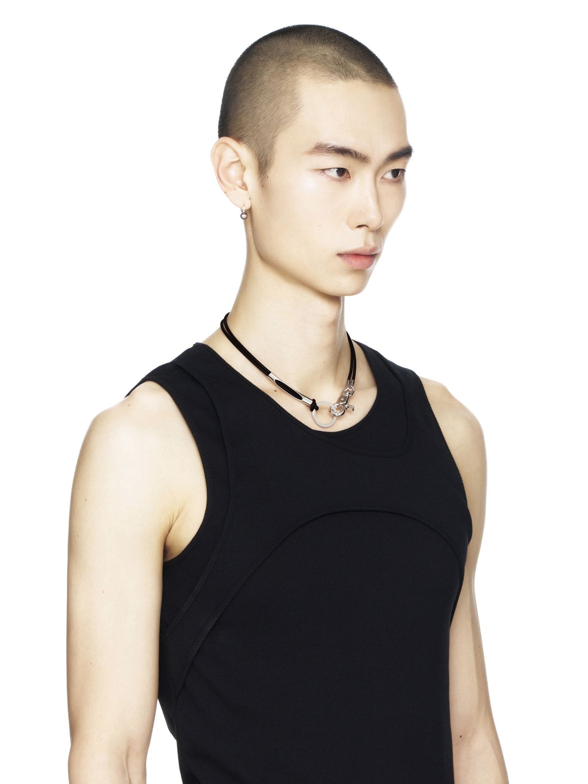 세이지가(SAGEGA) 3way Leather Necklace (Black)