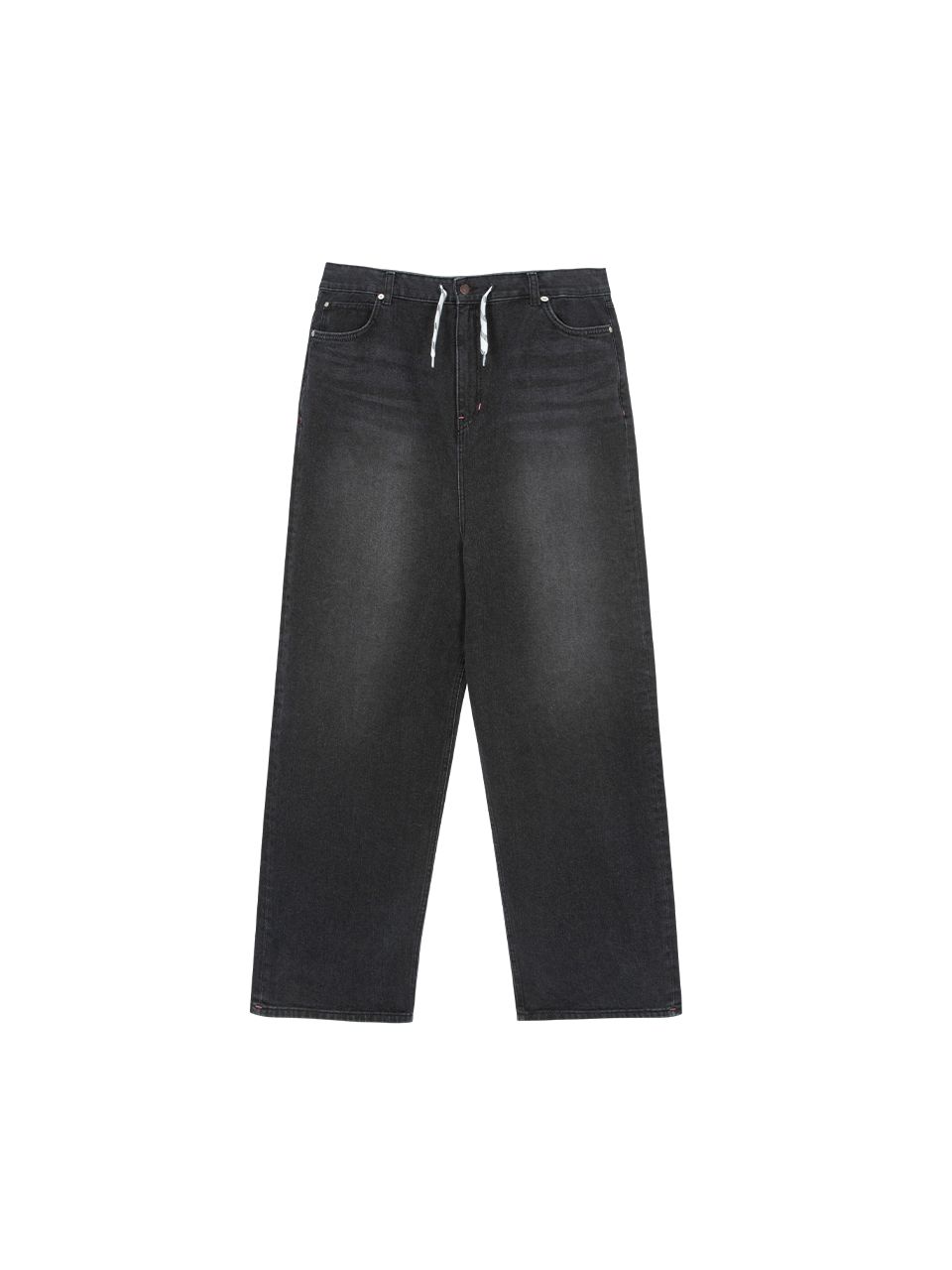 ★送料・関税込★as if calie★KNEE LENGTH WIDE DENIM PANTS★ MUSINSA | ASIF CALIE KNEE LENGTH WIDE DENIM PANTS BLACK