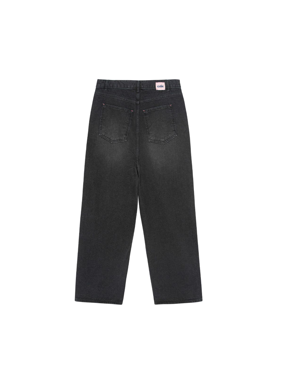 에즈이프 캘리(ASIF CALIE) WIDE STRING DENIM PANTS BLACK