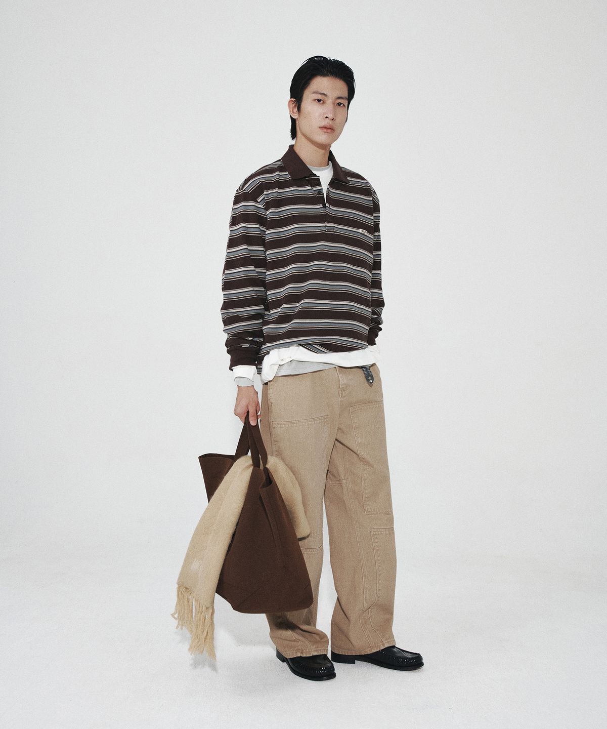호이테(HEUTE) KATIO PARK TOTE BAG (DARK MOCHA)