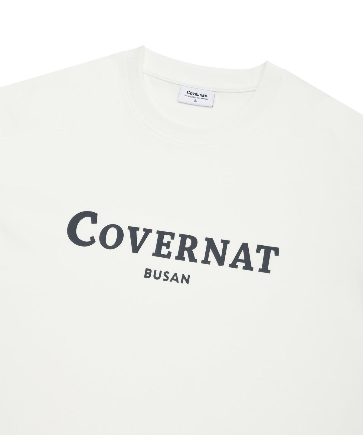 커버낫(COVERNAT) 부산 티셔츠 화이트