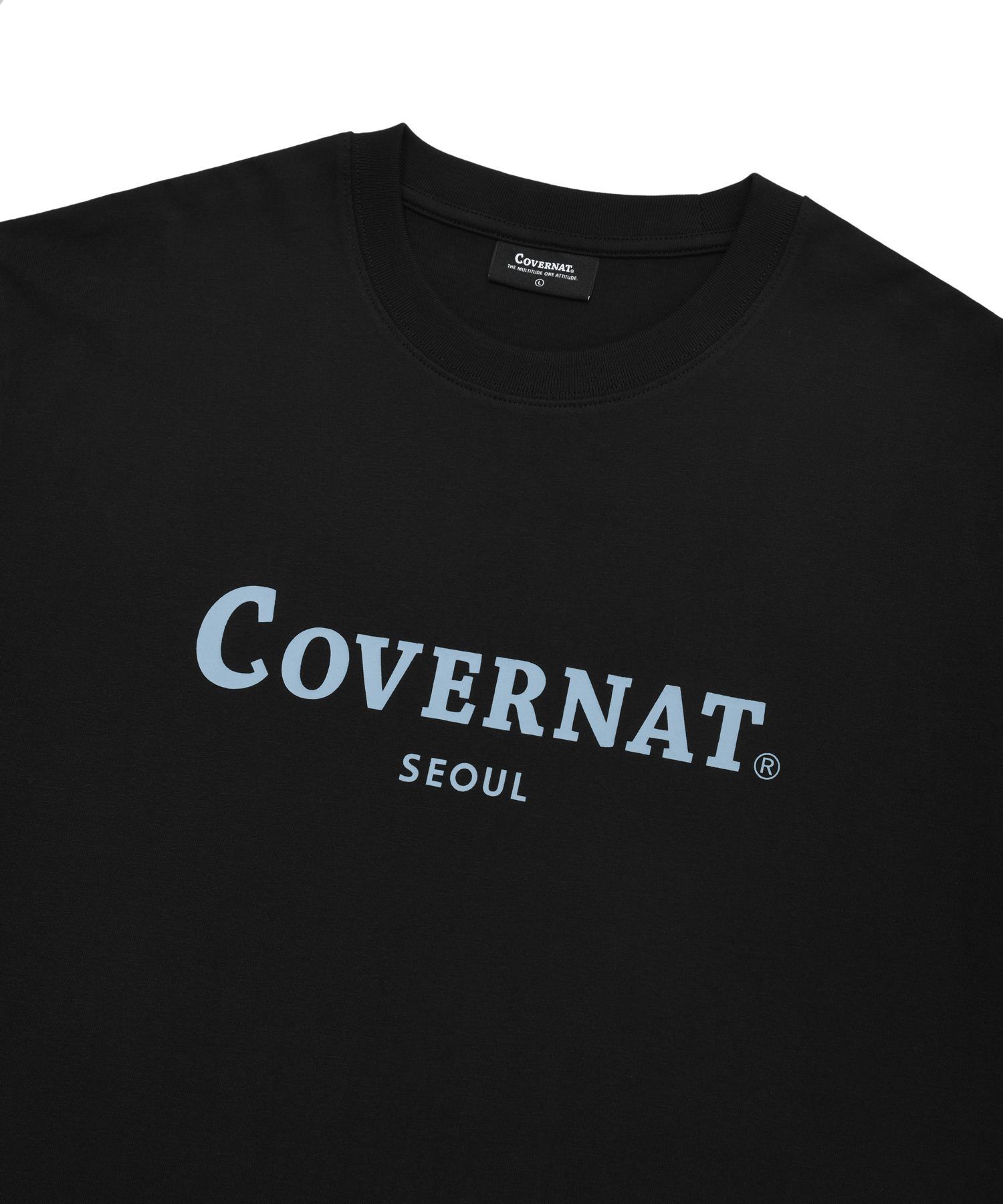 MUSINSA公式 | COVERNAT seoul t-shirt black