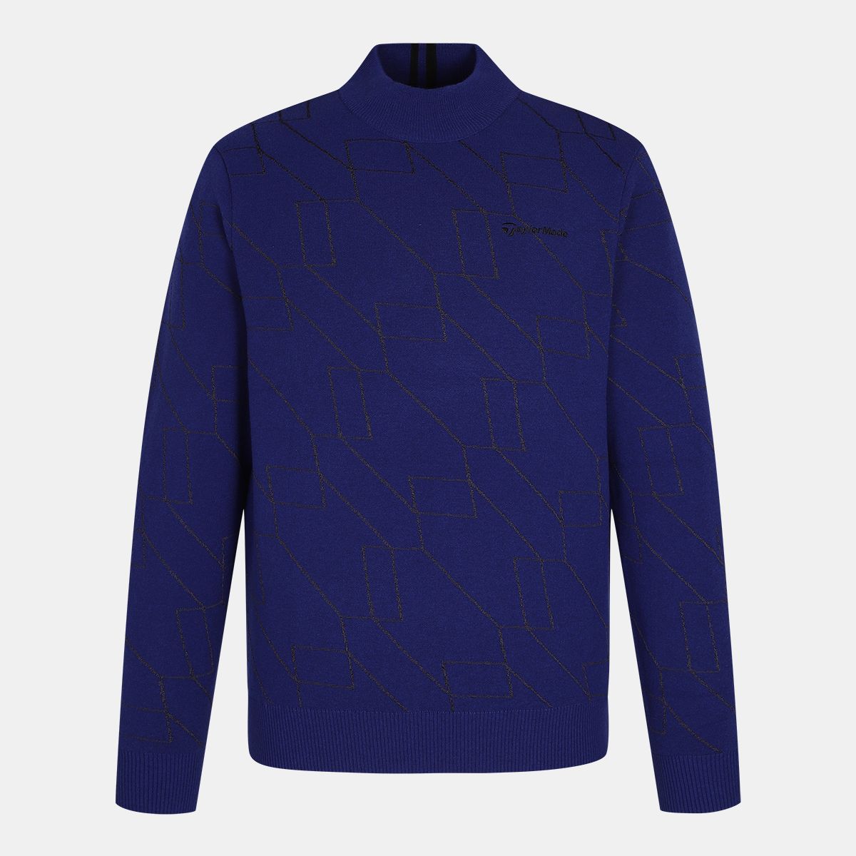 테일러메이드 어패럴(TAYLORMADE APPAREL) 남성 패턴물 하이넥 니트 TSN-41HG22-907