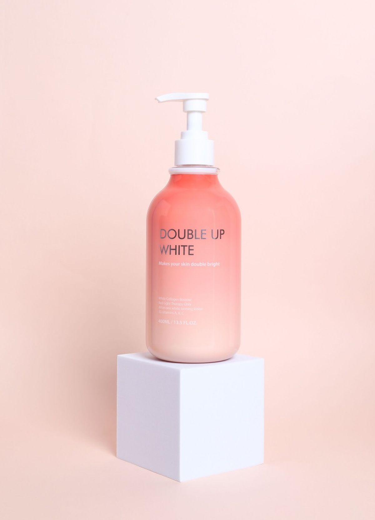 골든클리프(GOLDENCLIFF) 더블업화이트 화이트태닝 전용로션 레드라이트테라피 전용 골든클리프 400+100ml