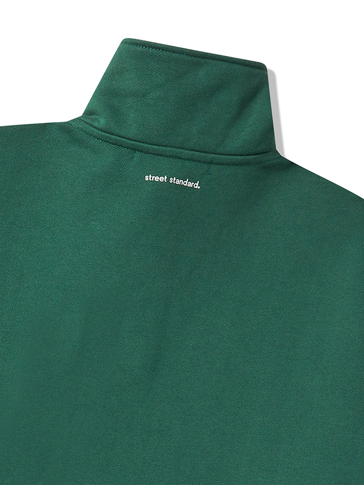 스트리트 스탠다드(STREET STANDARD) 스탠다드 팀 하프집업 그린