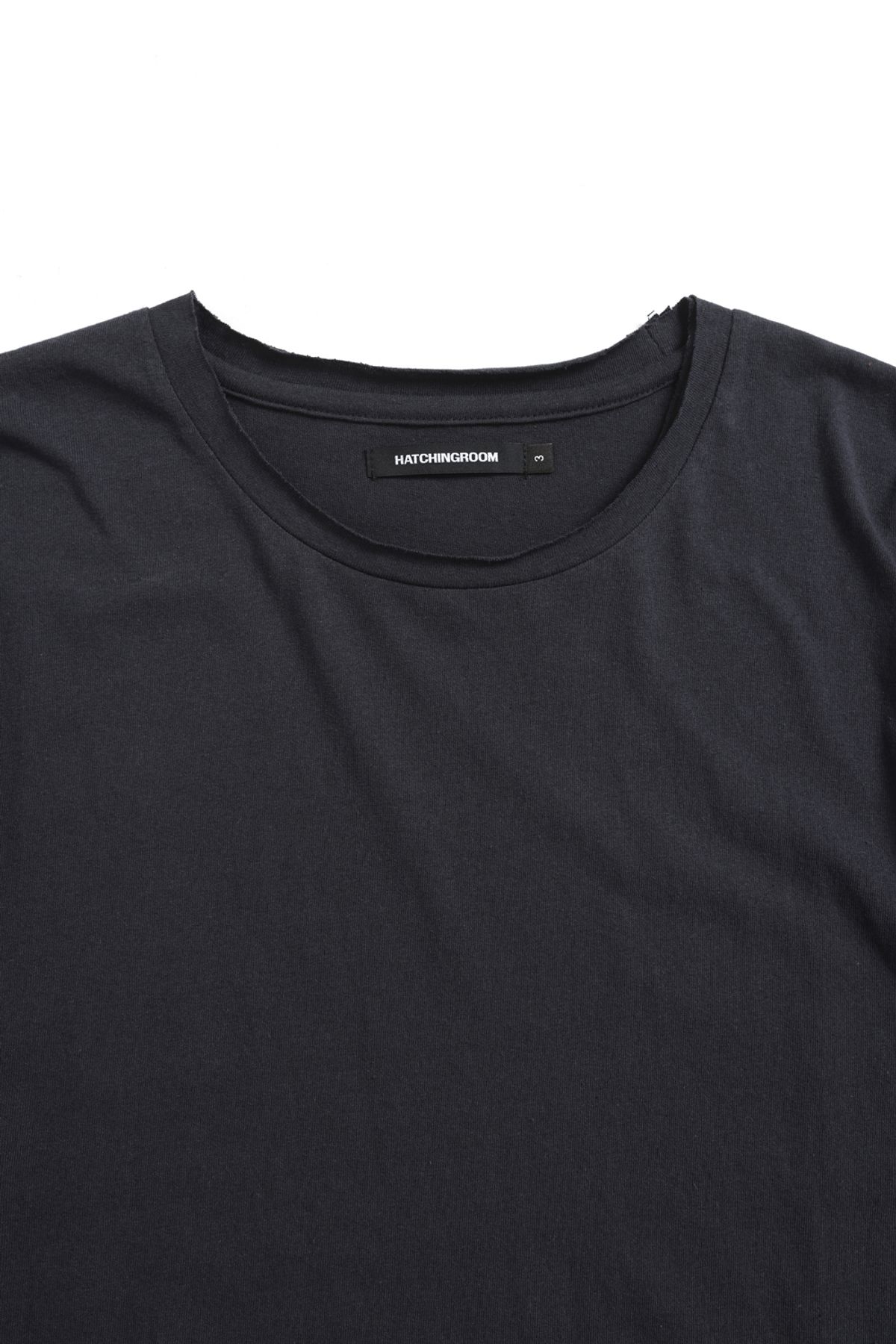 해칭룸(HATCHINGROOM) Boxer Tee Blue Charcoal