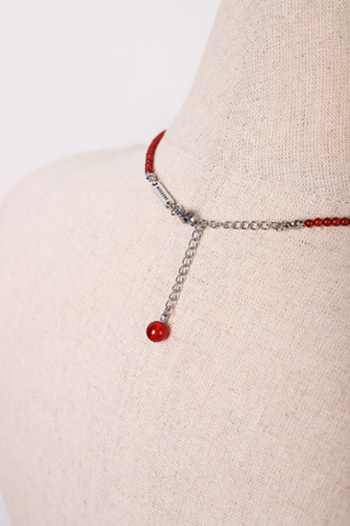모드곤(MODGONE) 자마노 담수진주 목걸이 Carelian Pearl Necklace