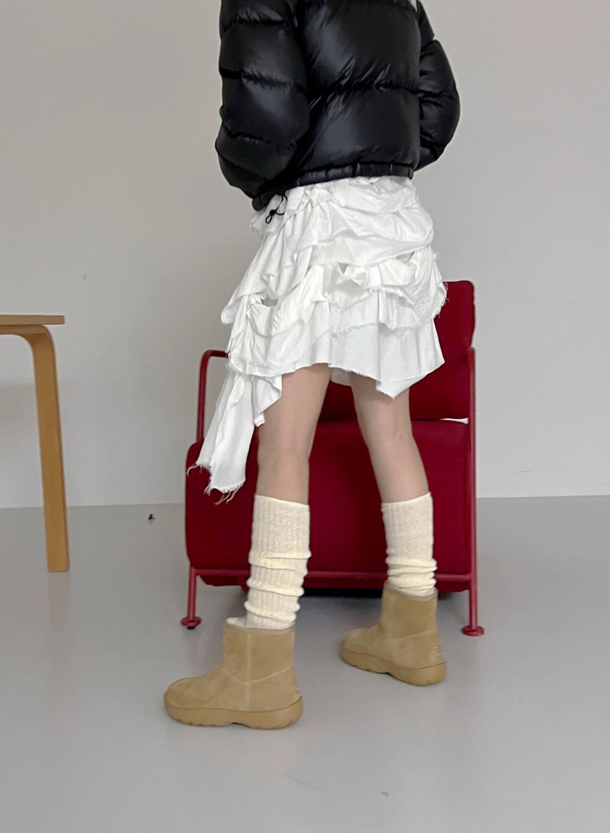 바이아덜스(BYOTHERS) bubbly  shearing boots