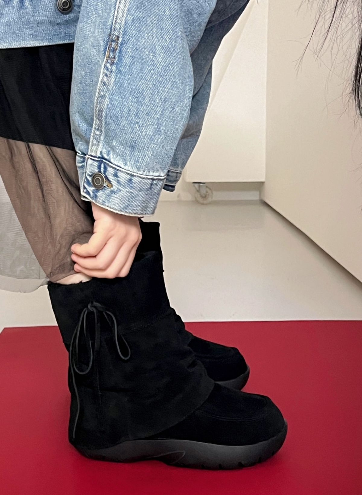 바이아덜스(BYOTHERS) fluffy  shearing boots