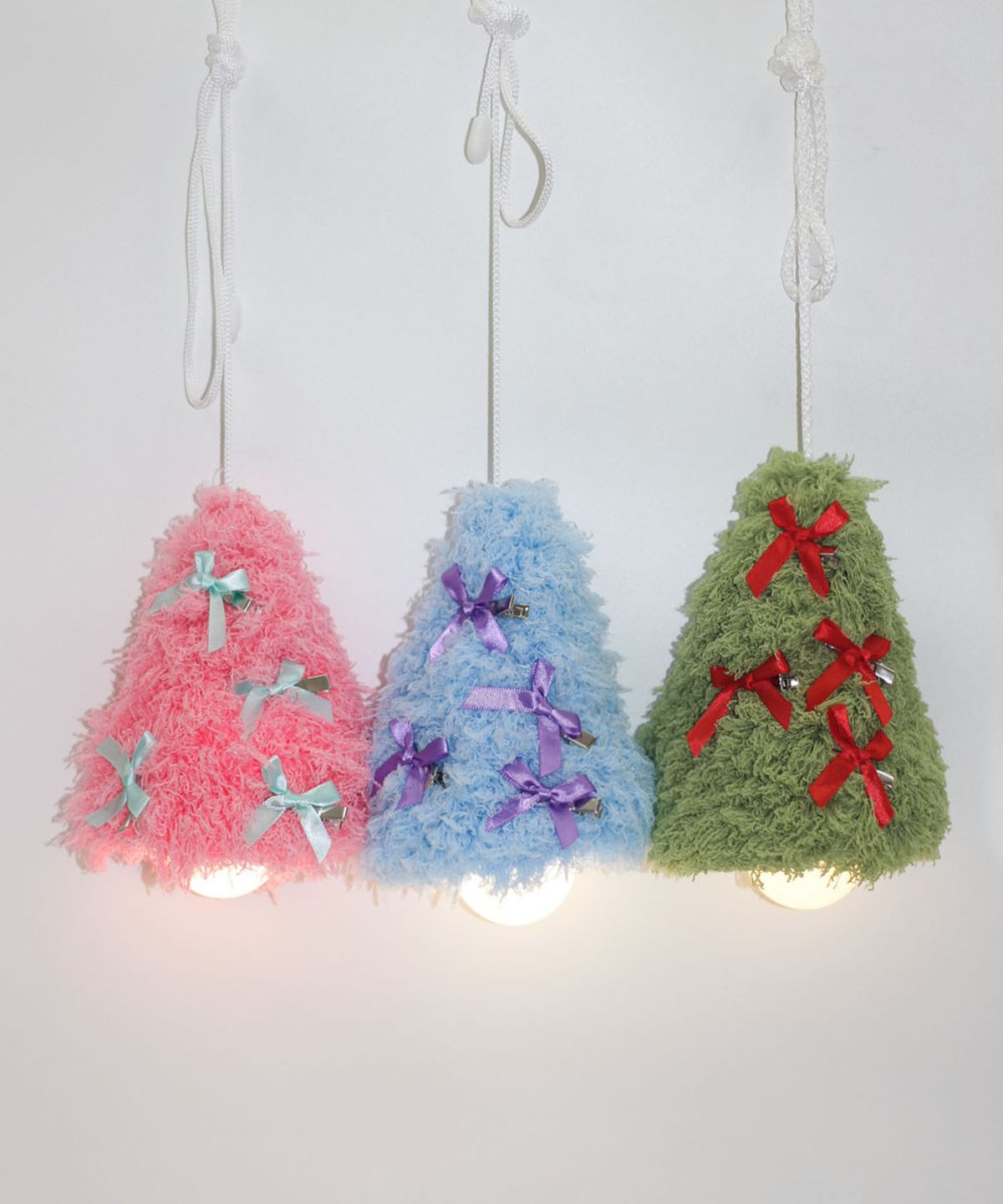 유라이크홈(YOULIKEHOME) Gift box) 트리 퍼 램프 tree fur lamp - Pink