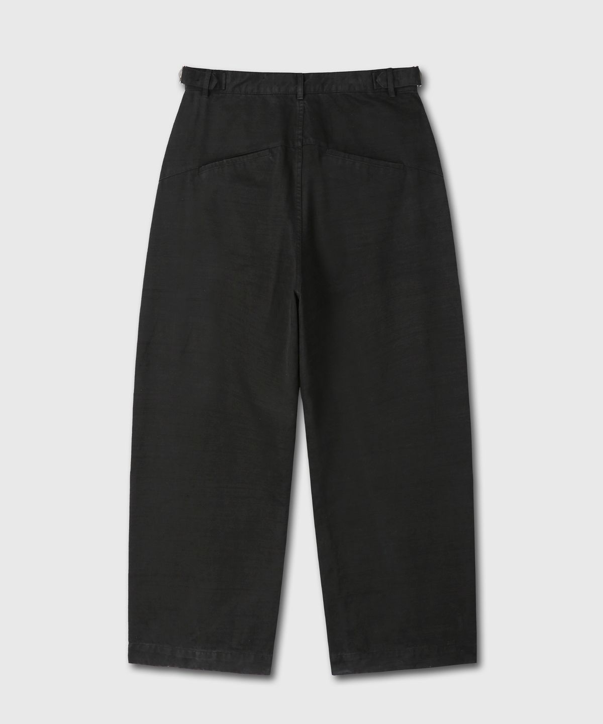 다이브인(DIVEIN) WASHED CURVED CHINO PANTS (BLACK)