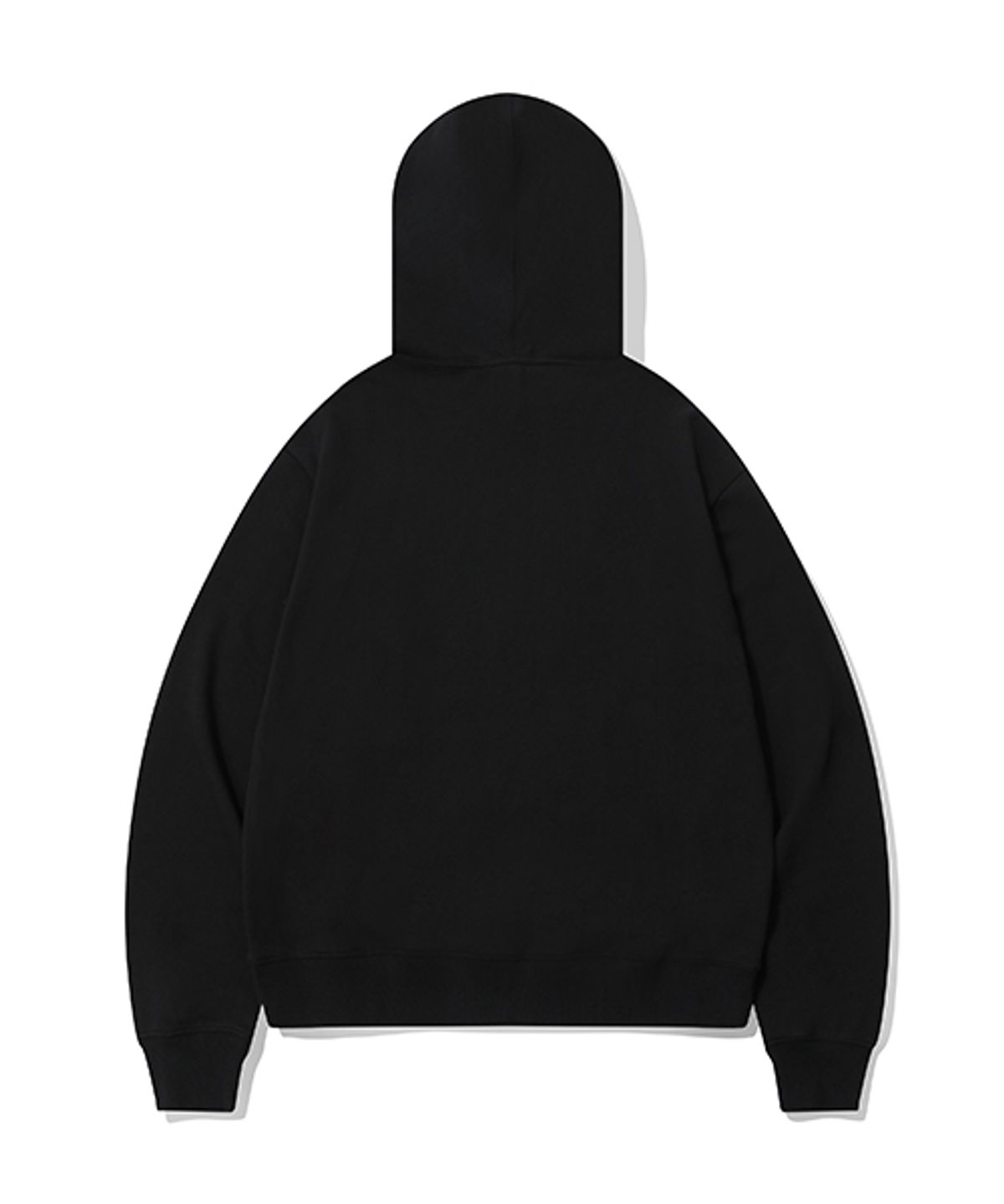 크리스첼로(CRISCELO) 무지 후드 2WAY ZIP-UP_블랙