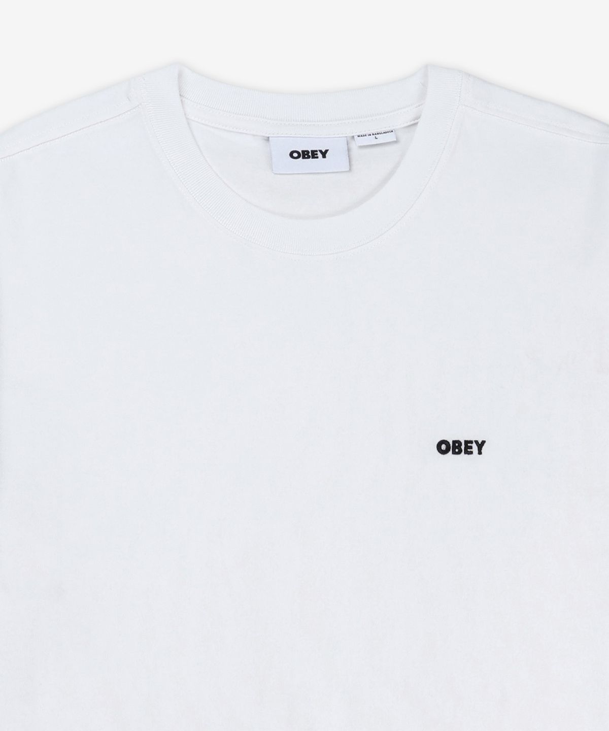 오베이(OBEY) 웍스 볼드 반소매 티셔츠 - 화이트 / 131080365WHT