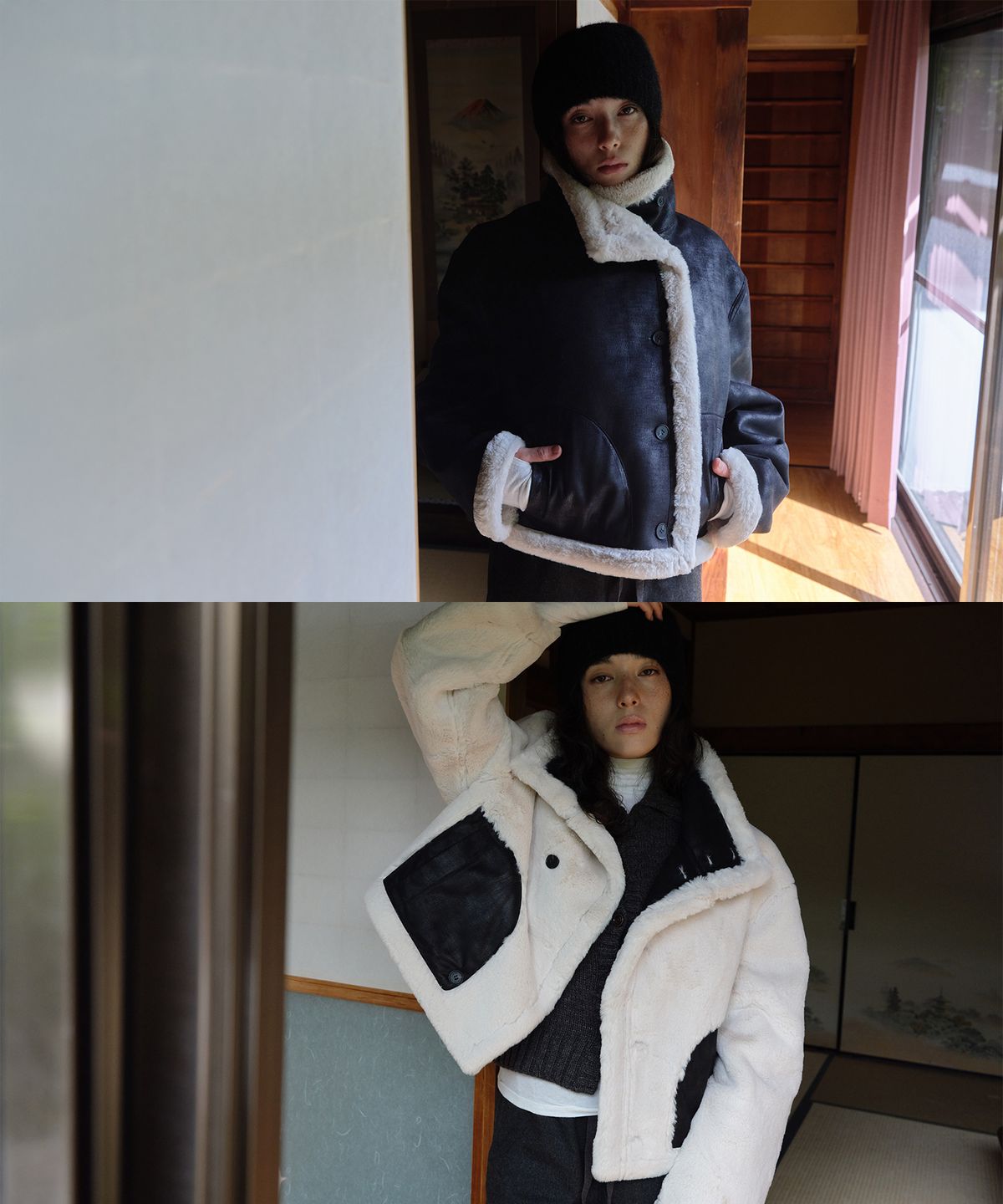 로우타이드(LOW TIDE) REVERSIBLE MUSTANG [BLACK]