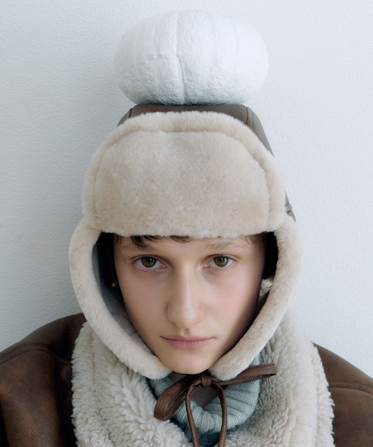 시눈(SINOON) Mustang Trooper Hat (Deep Brown)