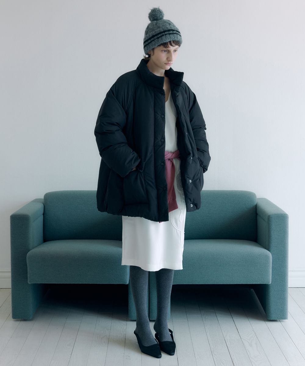 ダウンジャケット・コート sinoon Raglan Half Down Jacket Black MUSINSA | SINOON Raglan Half Down Jacket (Black)