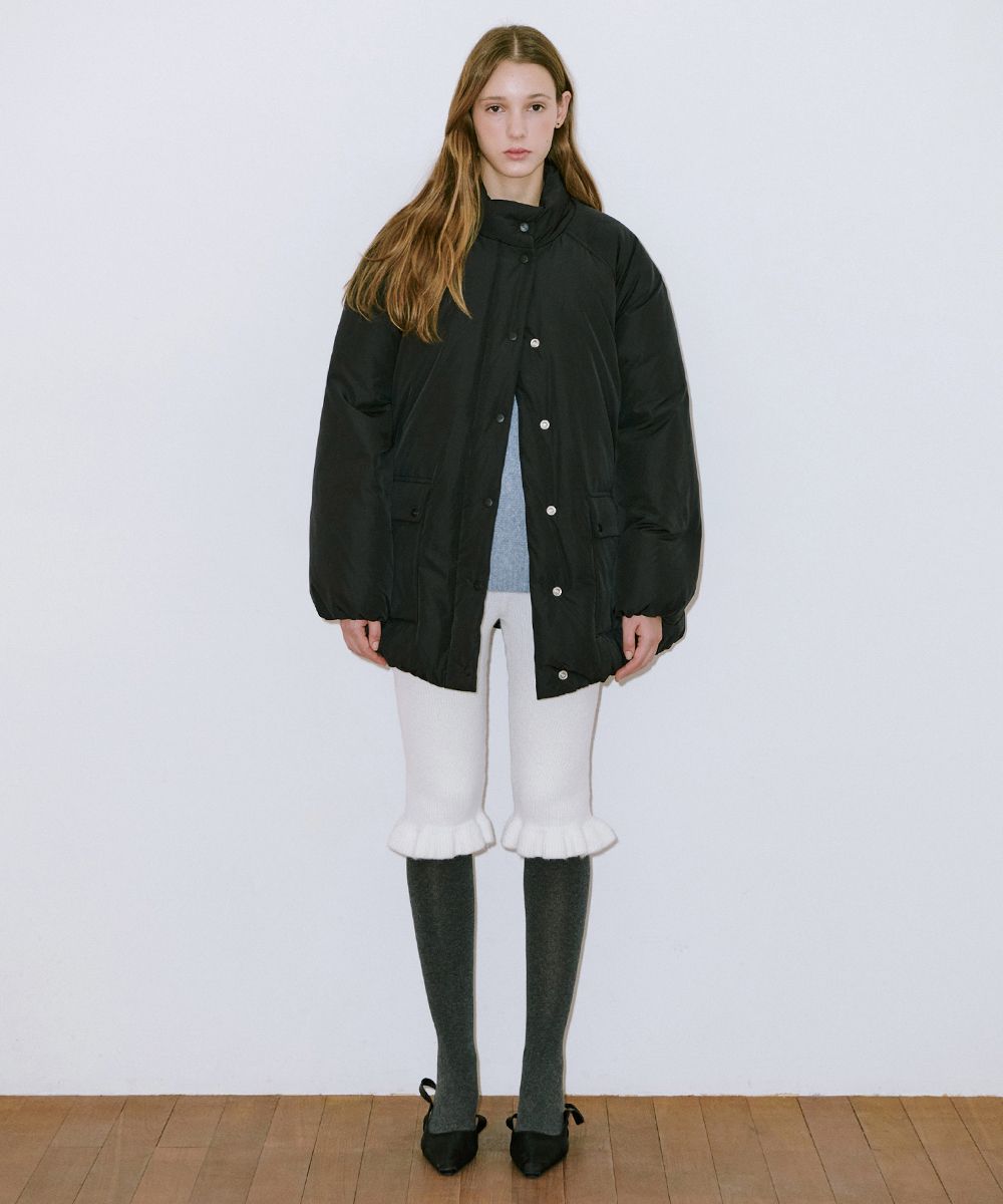 ダウンジャケット・コート sinoon Raglan Half Down Jacket Ivory sinoon(シヌーン) ダウンジャケット・コート(レディース) - 海外