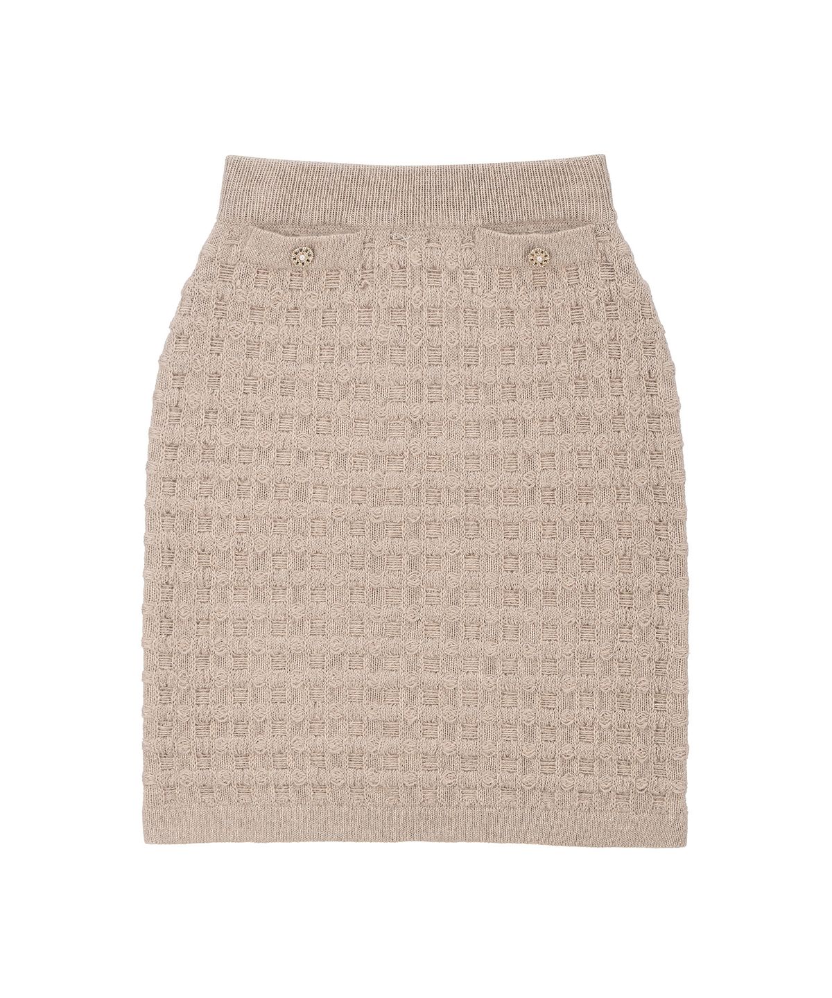 르네제이(RENEJ) Tweed Midi Knit Skirt