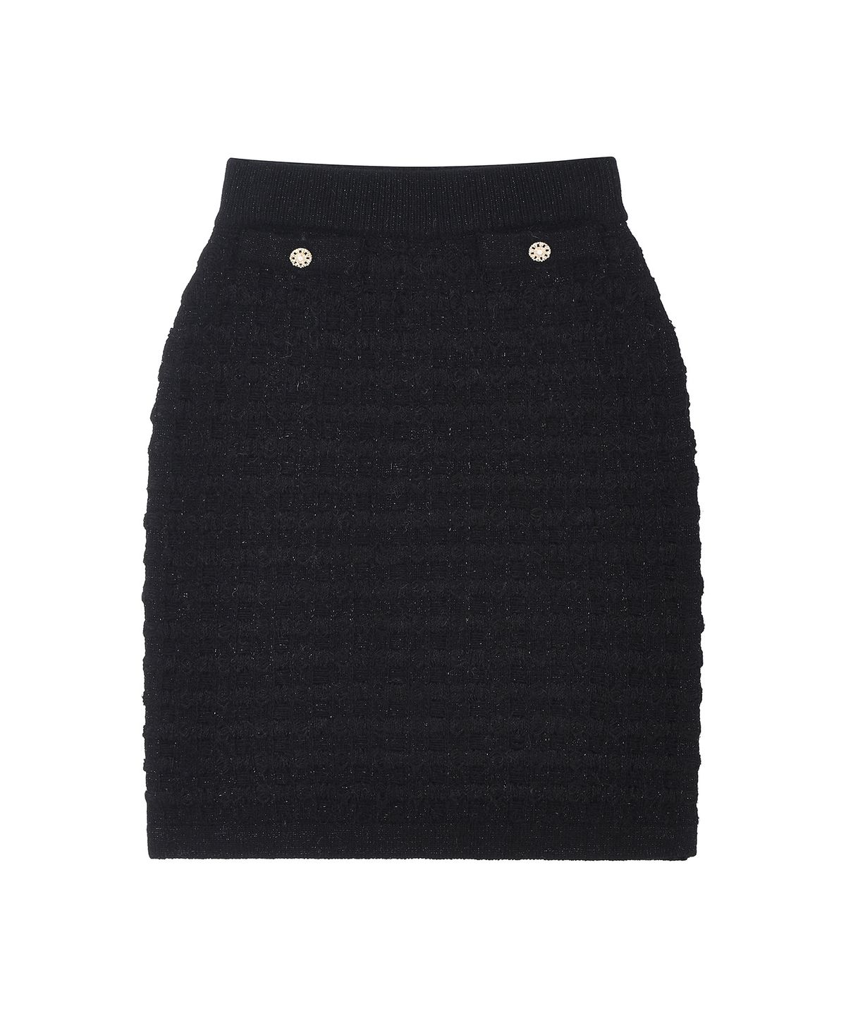 르네제이(RENEJ) Tweed Midi Knit Skirt