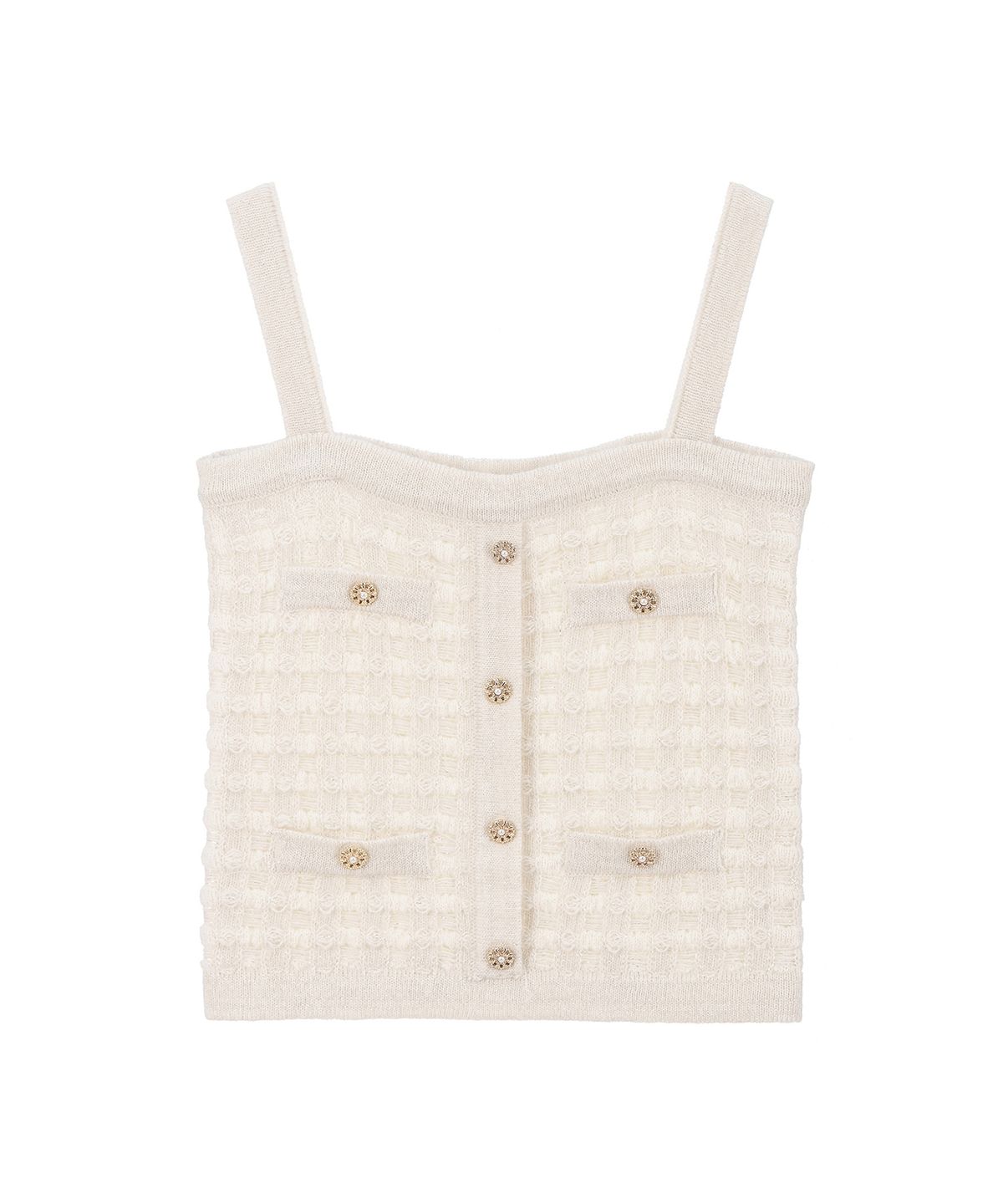 르네제이(RENEJ) Tweed Sleeveless Knit