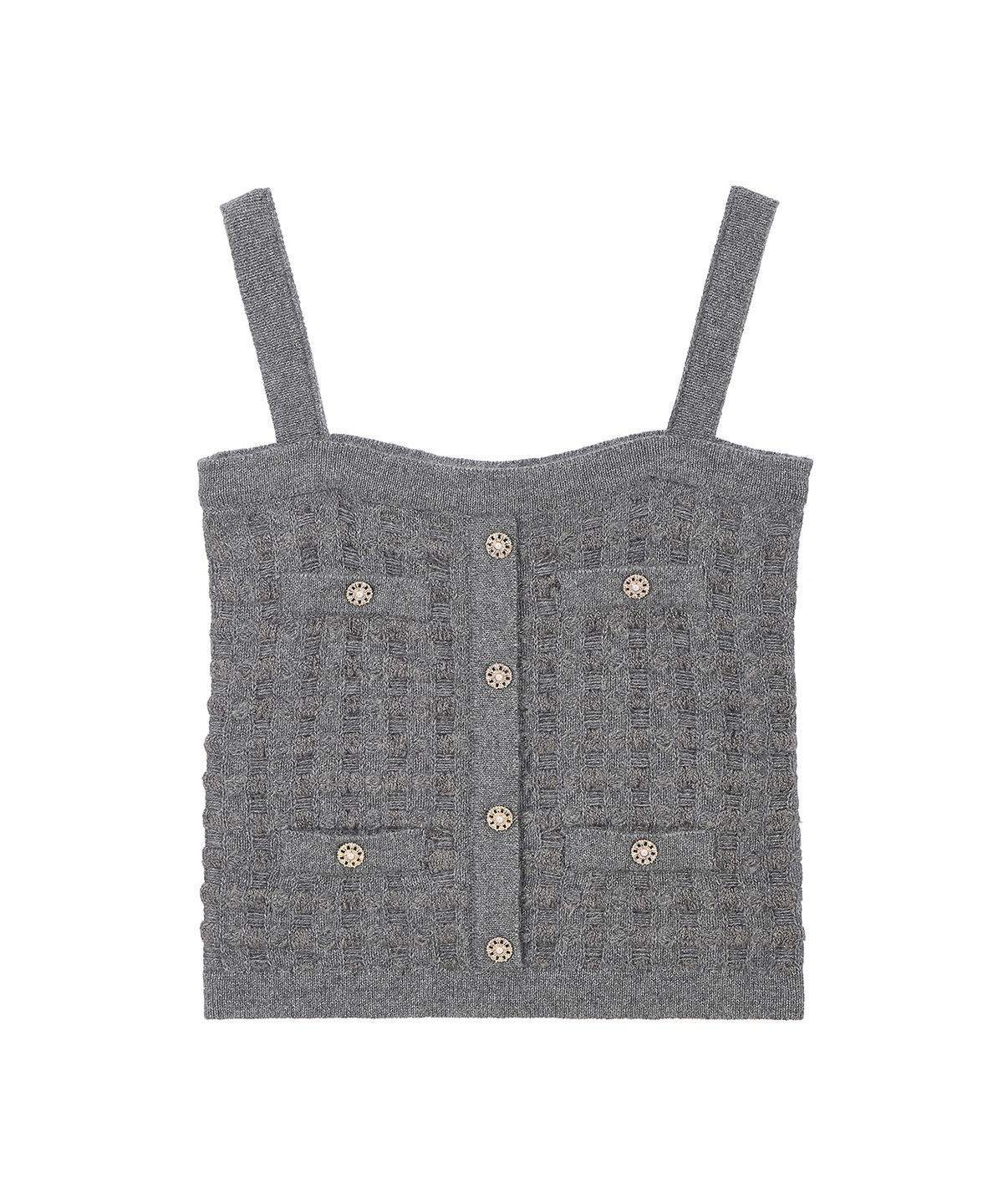 르네제이(RENEJ) Tweed Sleeveless Knit