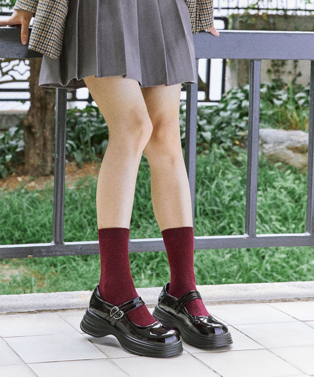 스퍼(SPUR) Odree 메리제인 플랫폼 로퍼 5.5cm -UA9024 (3color)