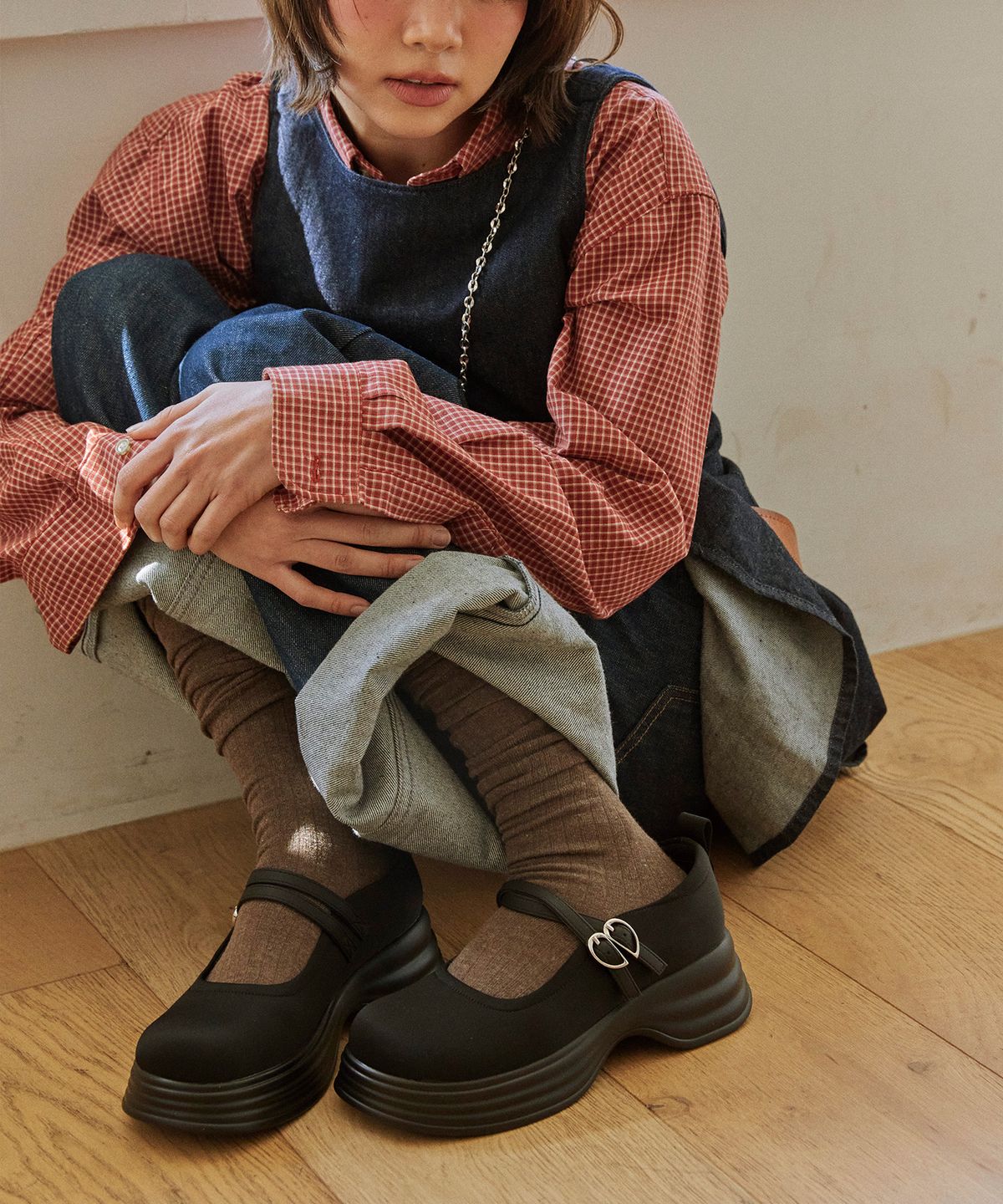 스퍼(SPUR) Odree 메리제인 플랫폼 로퍼 5.5cm -UA9024 (3color)