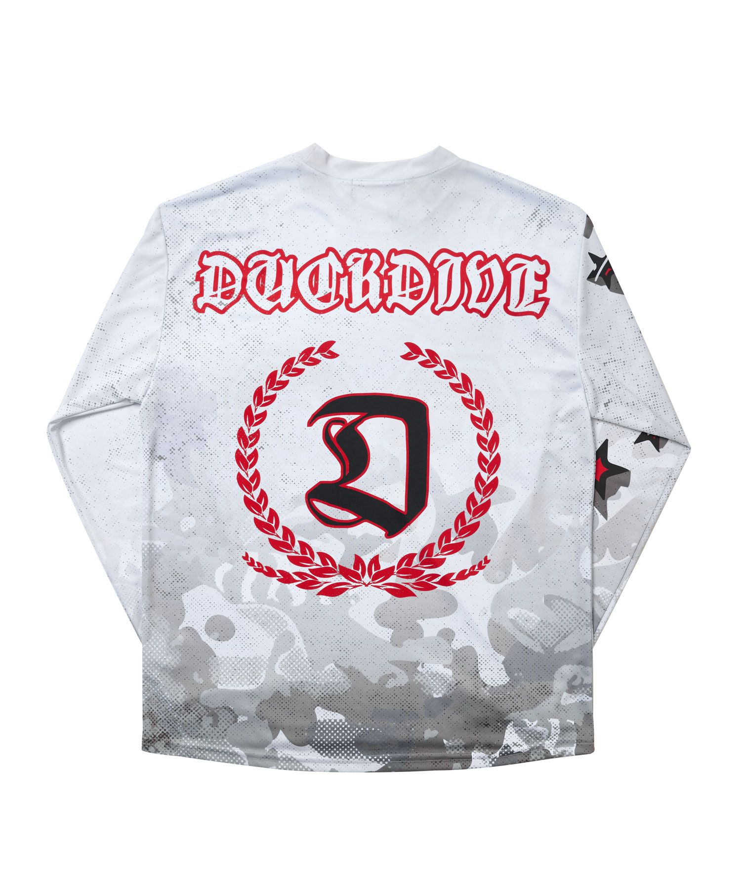 [DUCKDIVE] Camo Shadow Mesh Jersey Long Sleeve ★大人気★ MUSINSA | DUCKDIVE Camo Shadow Mesh Jersey Long Sleeve White