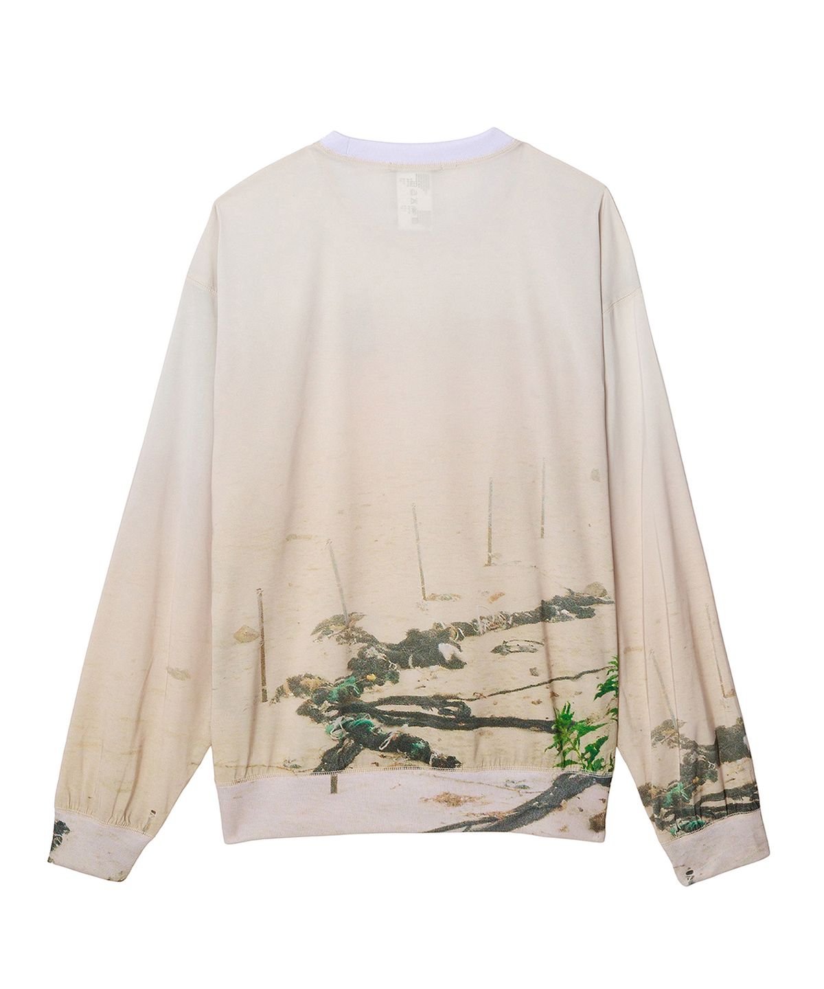 리복(REEBOK) REEBOK X SEEN PRINTING WOVEN CREW NECK - 플래그