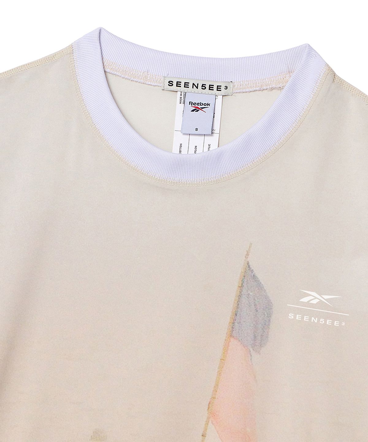 리복(REEBOK) REEBOK X SEEN PRINTING WOVEN CREW NECK - 플래그