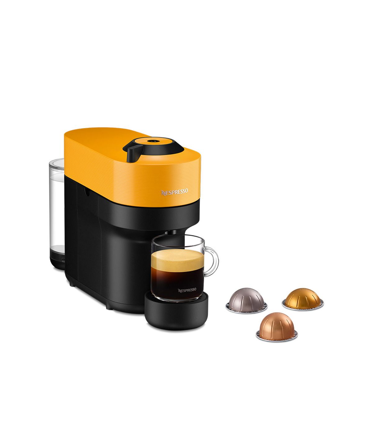 네스프레소(NESPRESSO) 버츄오 팝 GCV2/GDV2 캡슐 커피머신 망고옐로우