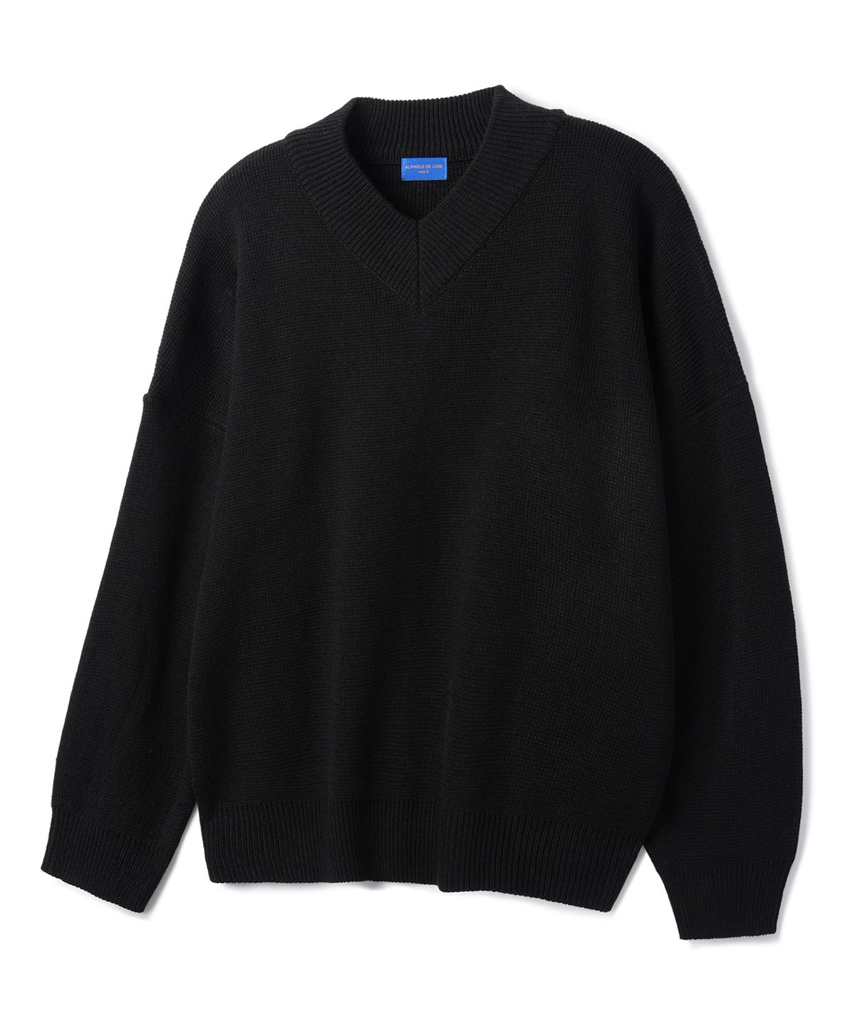 앨빈클로(ALVINCLO) [DE LUXE] 더블넥 브이넥 니트 DLX1511 (4 COLOR)