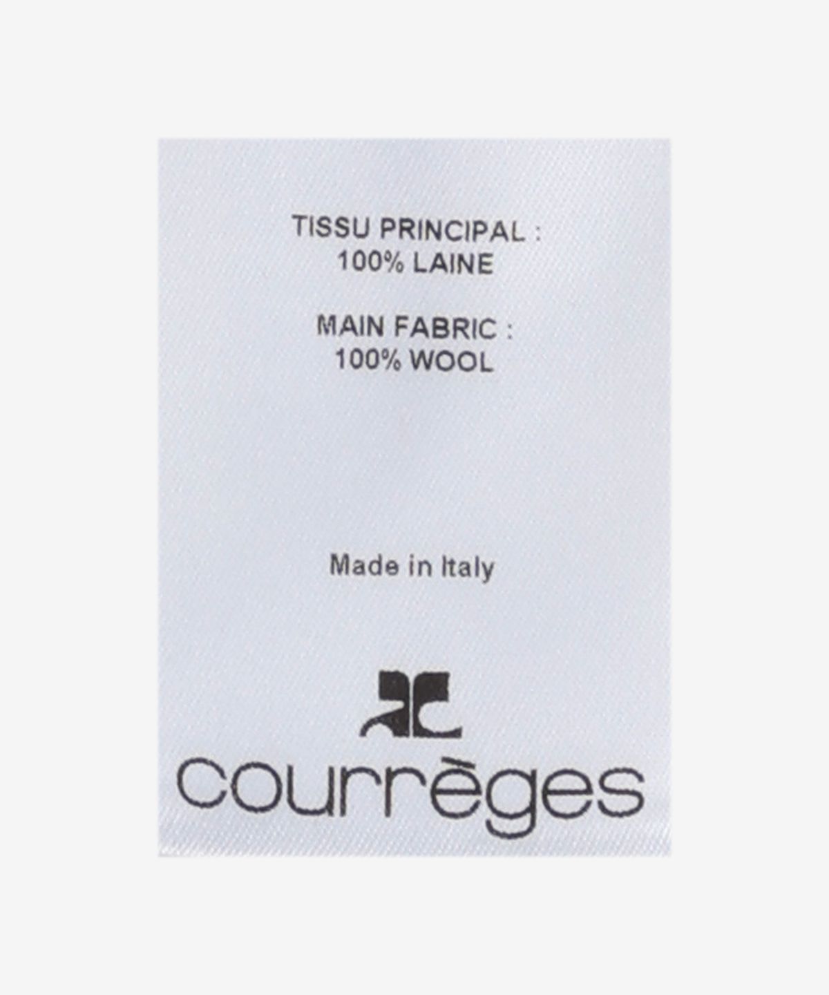 꾸레쥬(COURREGES) 멀티스타일링 램스울 니트 - 블랙 / 324MPU185FI00629999