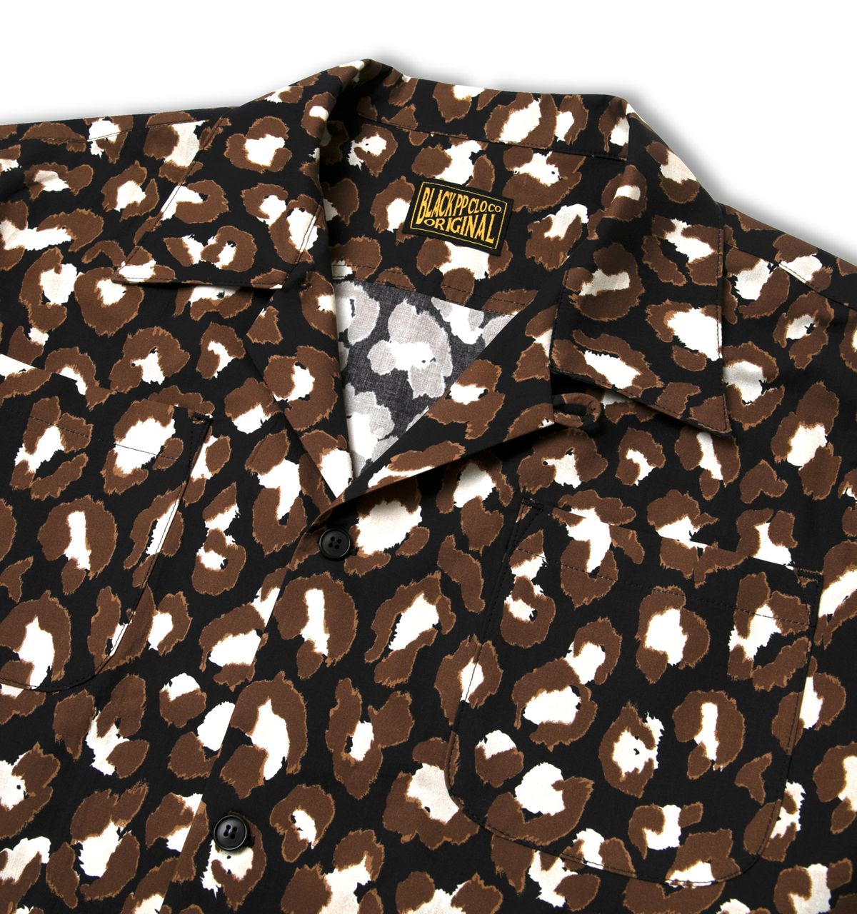 블랙피피(BLACKPP) BLACK PP 1950s Sports Shirt Leopard