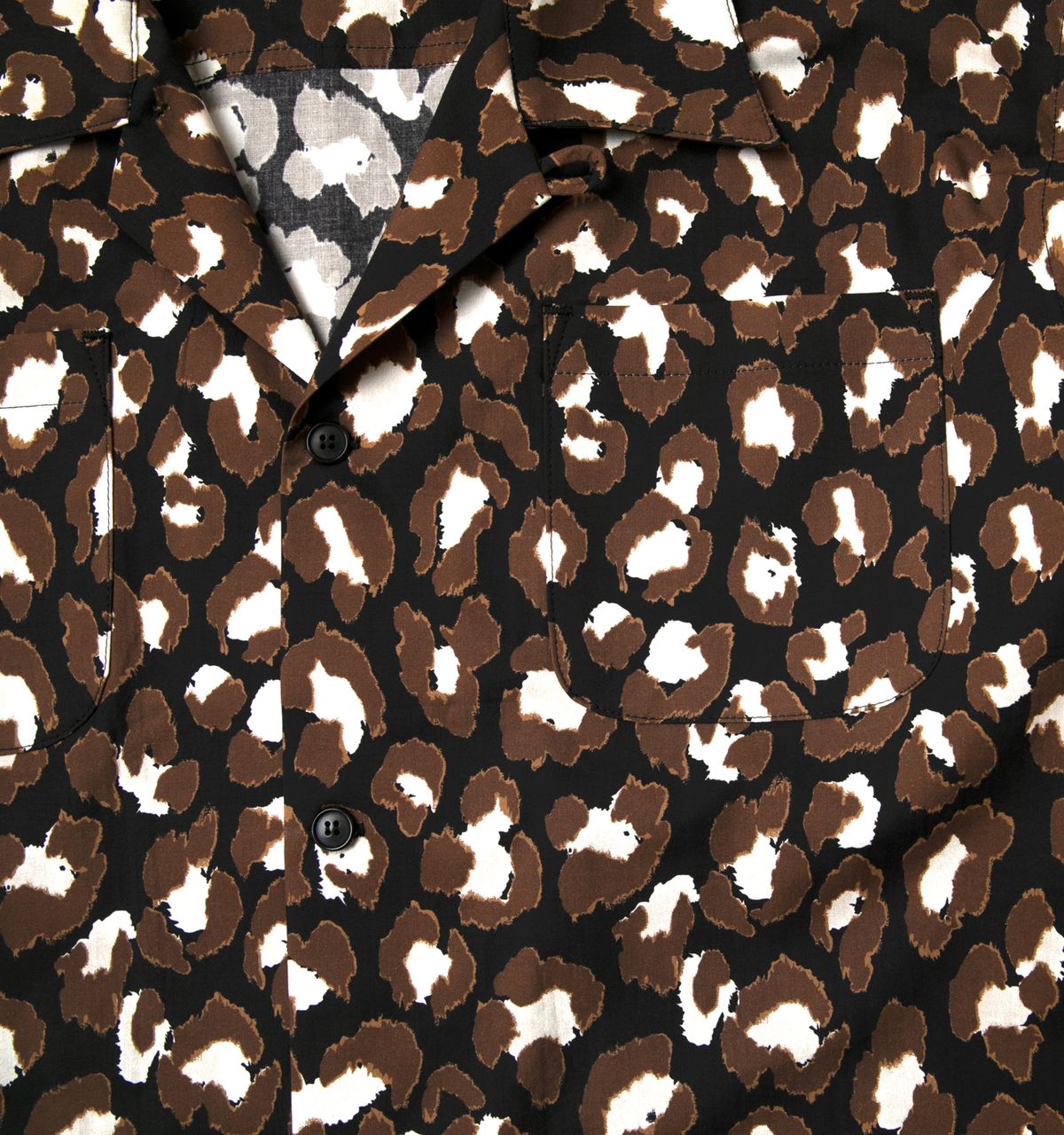 블랙피피(BLACKPP) BLACK PP 1950s Sports Shirt Leopard