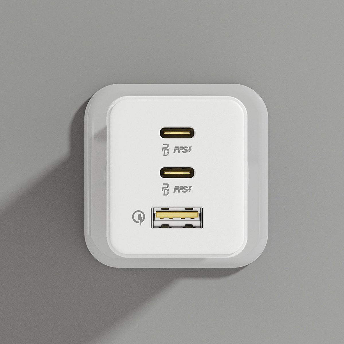 알로코리아(ALLO KOREA) 라이트 GaN 65W PD PPS QC 4.0 멀티 초고속 충전기 UC365G