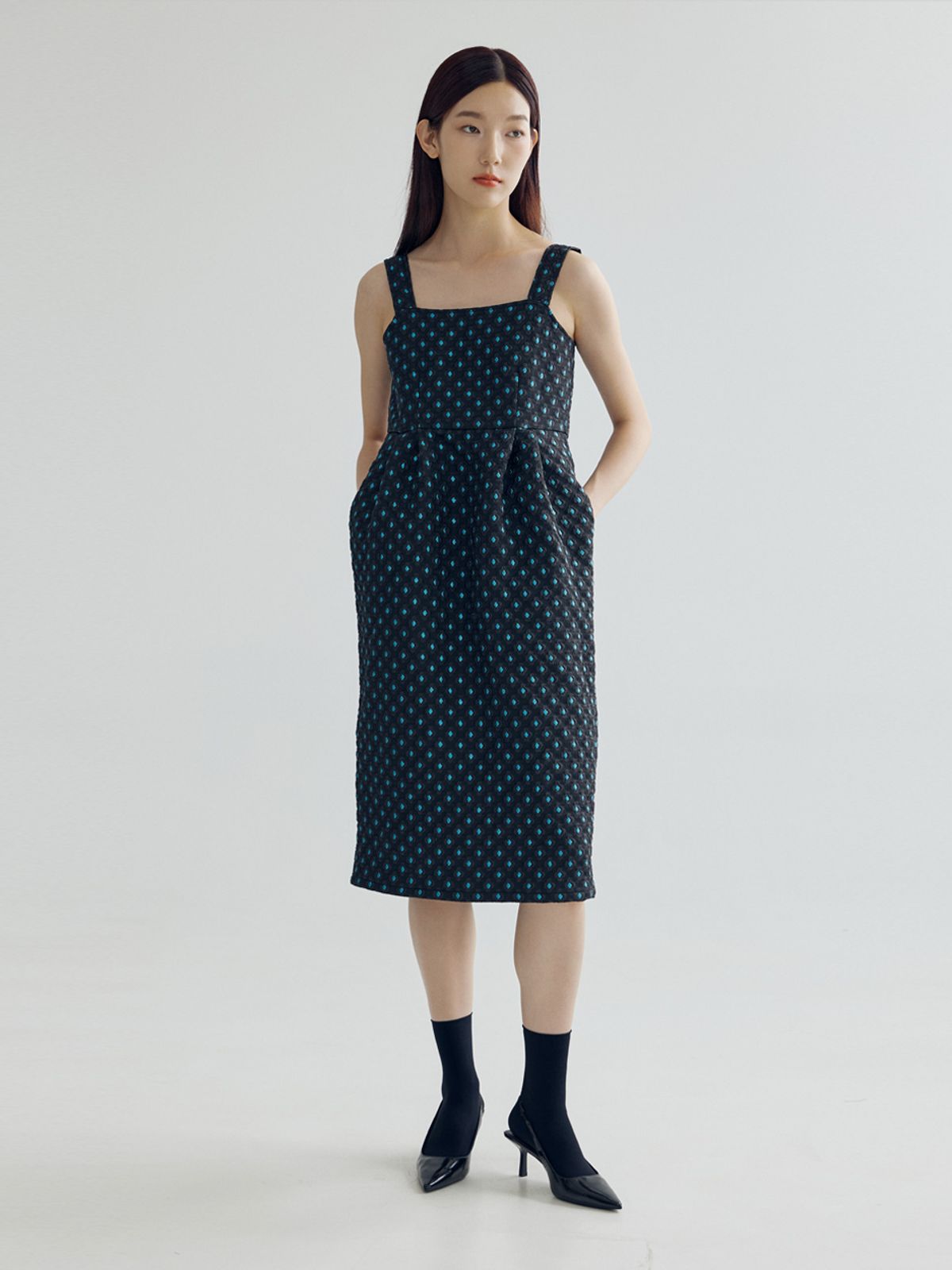 봄날 부티크(BOMNAL BOUTIQUE) 트윙클 머메이드  드레스 _블랙