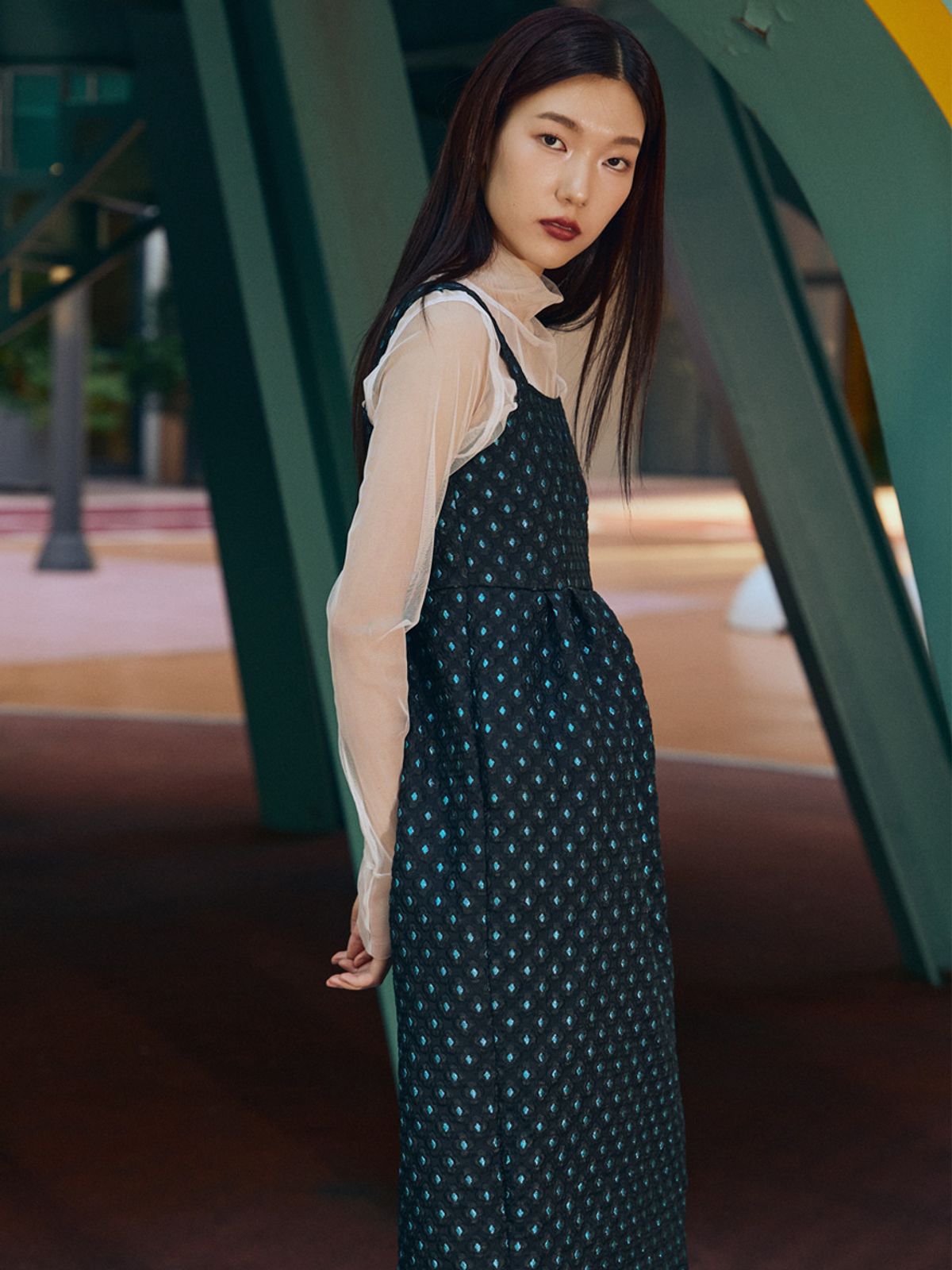 봄날 부티크(BOMNAL BOUTIQUE) 트윙클 머메이드  드레스 _블랙
