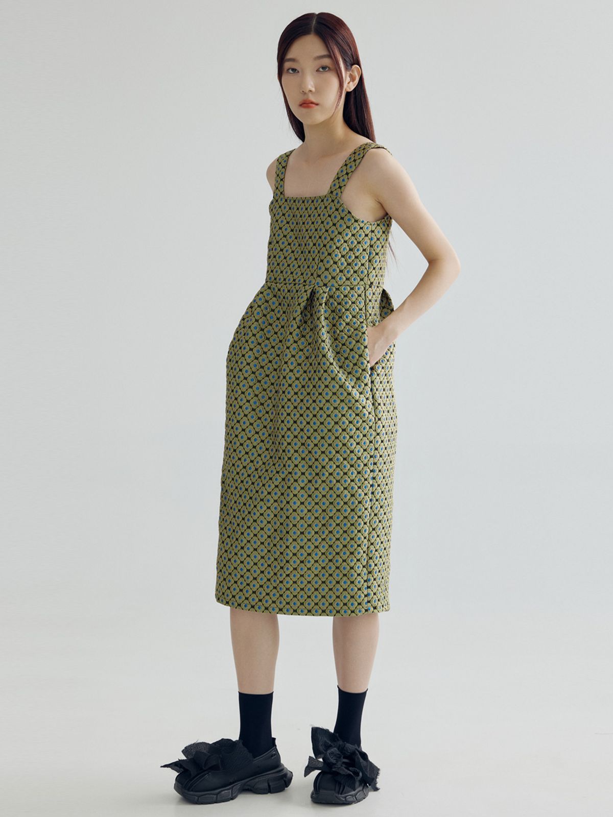 봄날 부티크(BOMNAL BOUTIQUE) 트윙클 머메이드  드레스 _골드