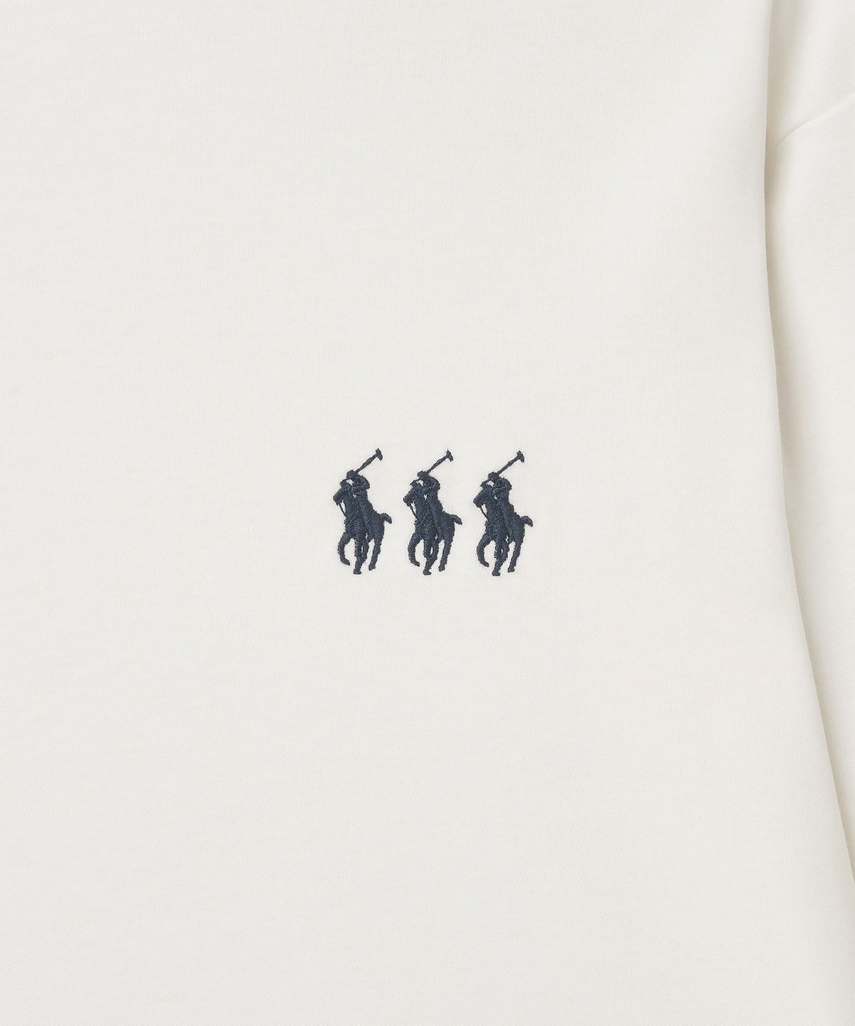 폴로 랄프 로렌(POLO RALPH LAUREN) [Pony Trio] 소프트 코튼 터틀넥-화이트