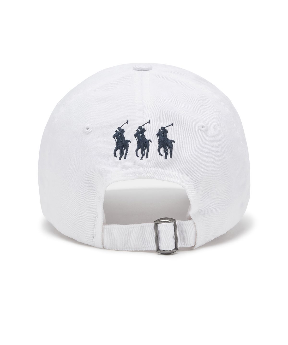 폴로 랄프 로렌(POLO RALPH LAUREN) [Pony Trio] 트리플리케이트 포니 코튼 트윌 볼 캡-화이트