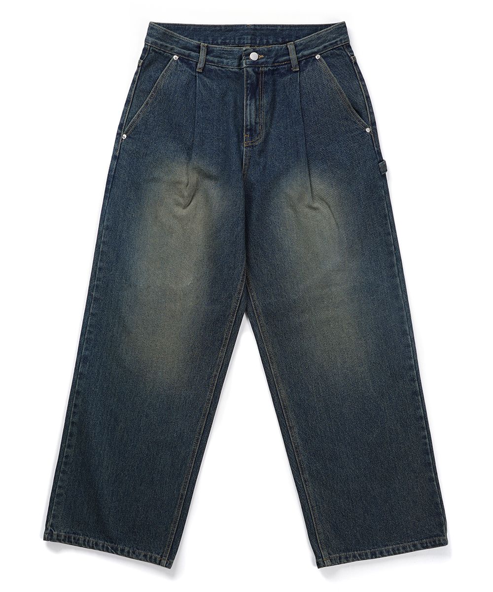 【2plan】Damian one-tuck raw denim pants ONI Denim 517XX 16.5oz Slim Straight Jean - Raw | SON OF A STAG