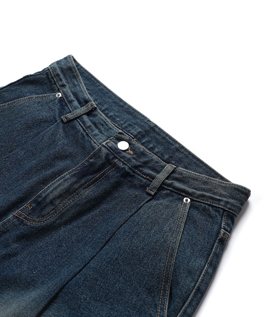 MUSINSA | GAKKAI UNIONS One-Tuck Hammer Wide Denim Pants