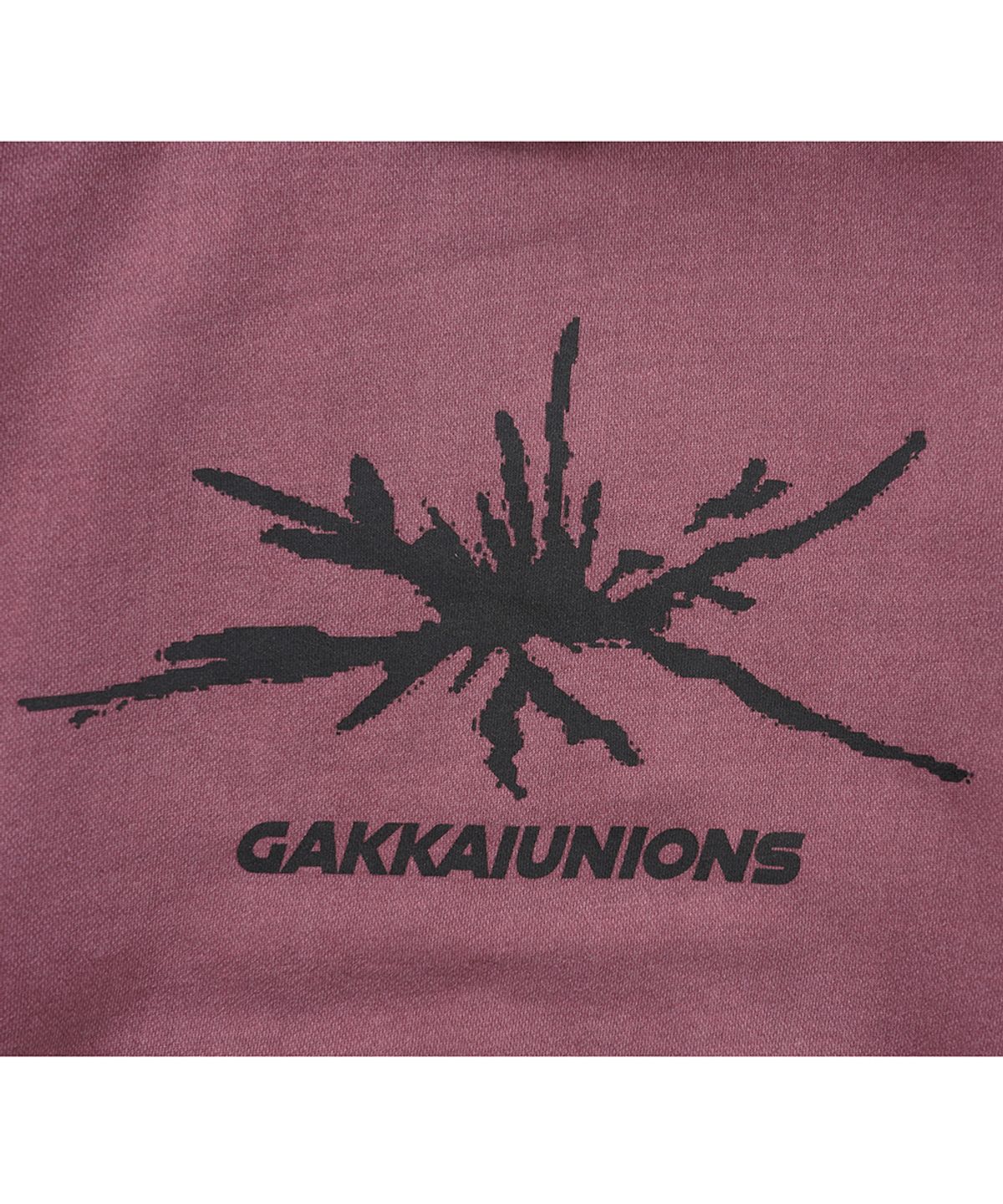 가까이 유니언즈(GAKKAI UNIONS) 썬더 피그먼트 후드 티 팬텀핑크