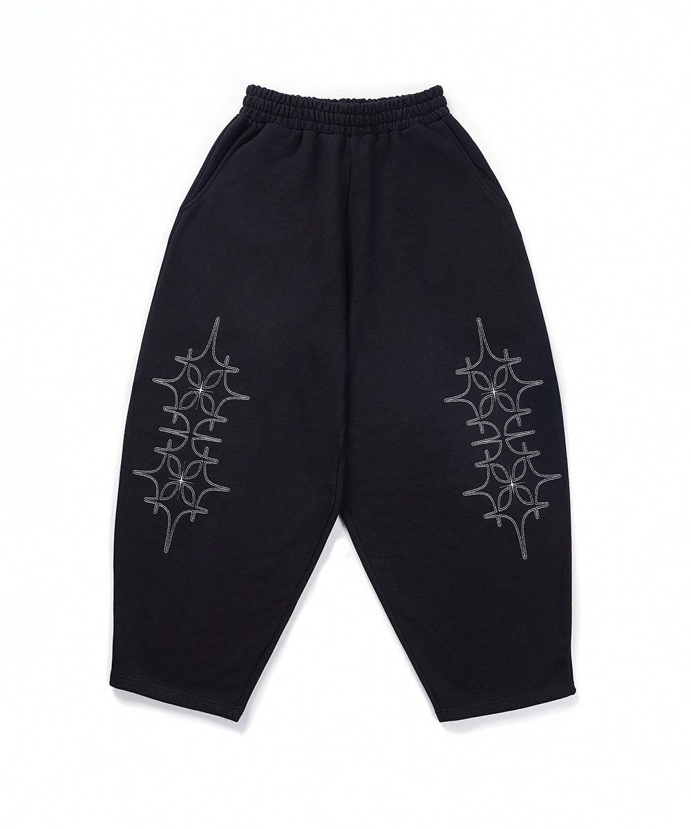 MUSINSA公式 | GAKKAI UNIONS Double Posta Balloon Pants Black