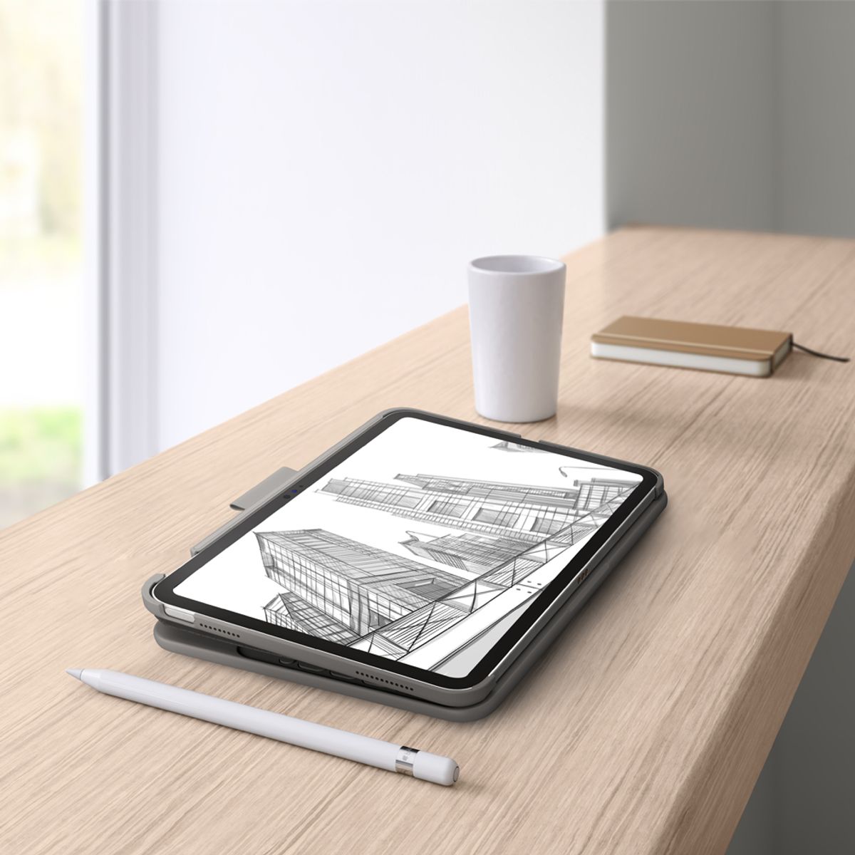 로지텍(LOGITECH) 로지텍코리아 Slim Folio iPad 10세대용 블루투스 키보드 케이스