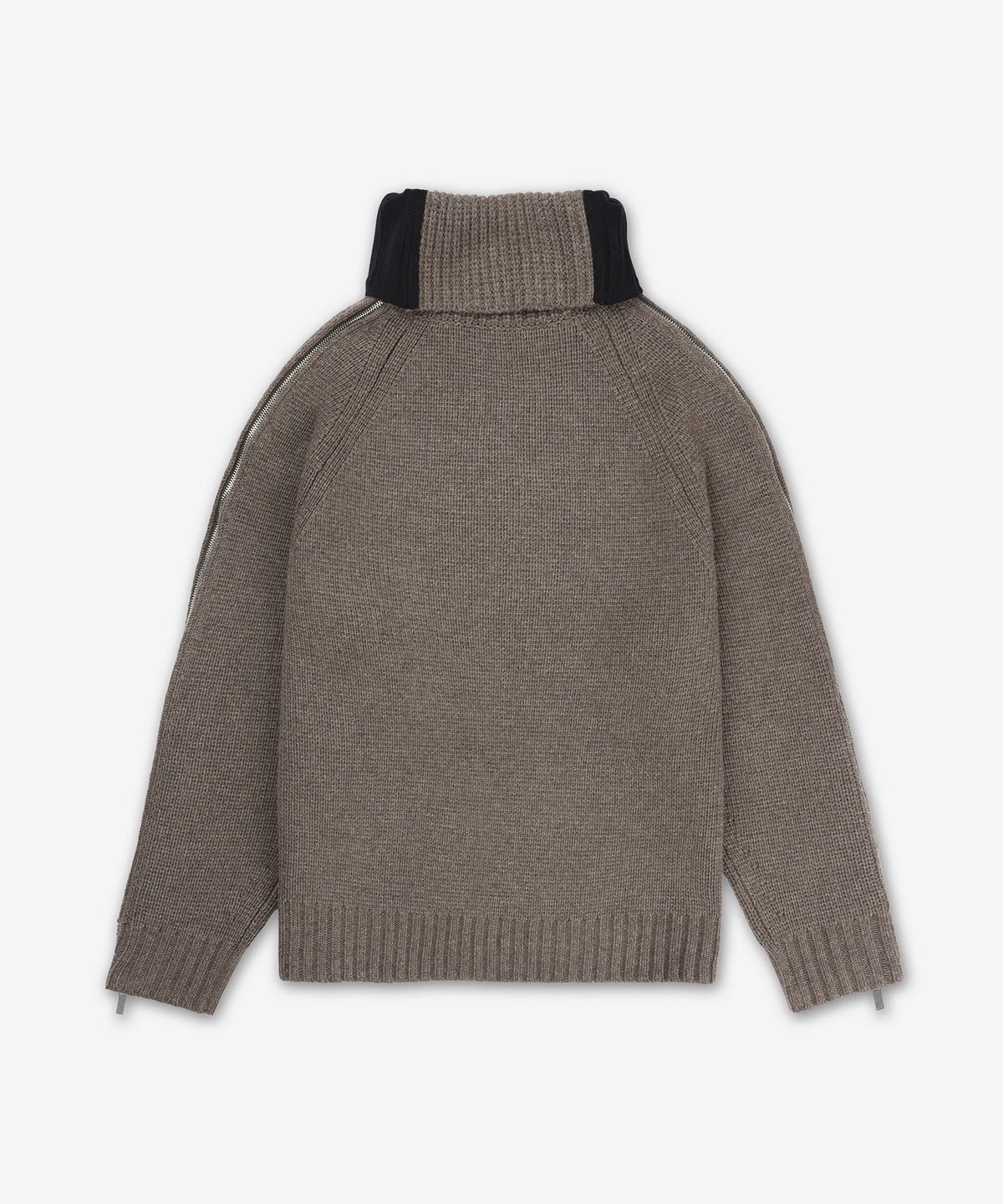 헬무트 랭(HELMUT LANG) 수트케이스 울 터틀넥 니트 - 토프 멜란지 / O06HM797t3e